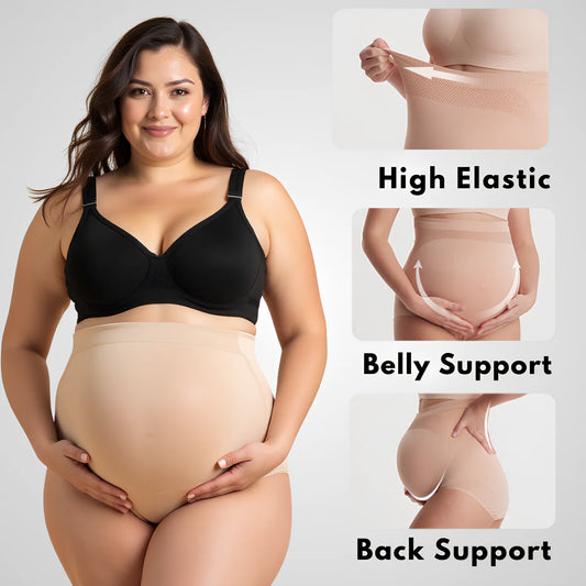 Over-Bump Seamless Maternity Briefs