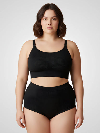 Seamless RibCrop Nursing Bra