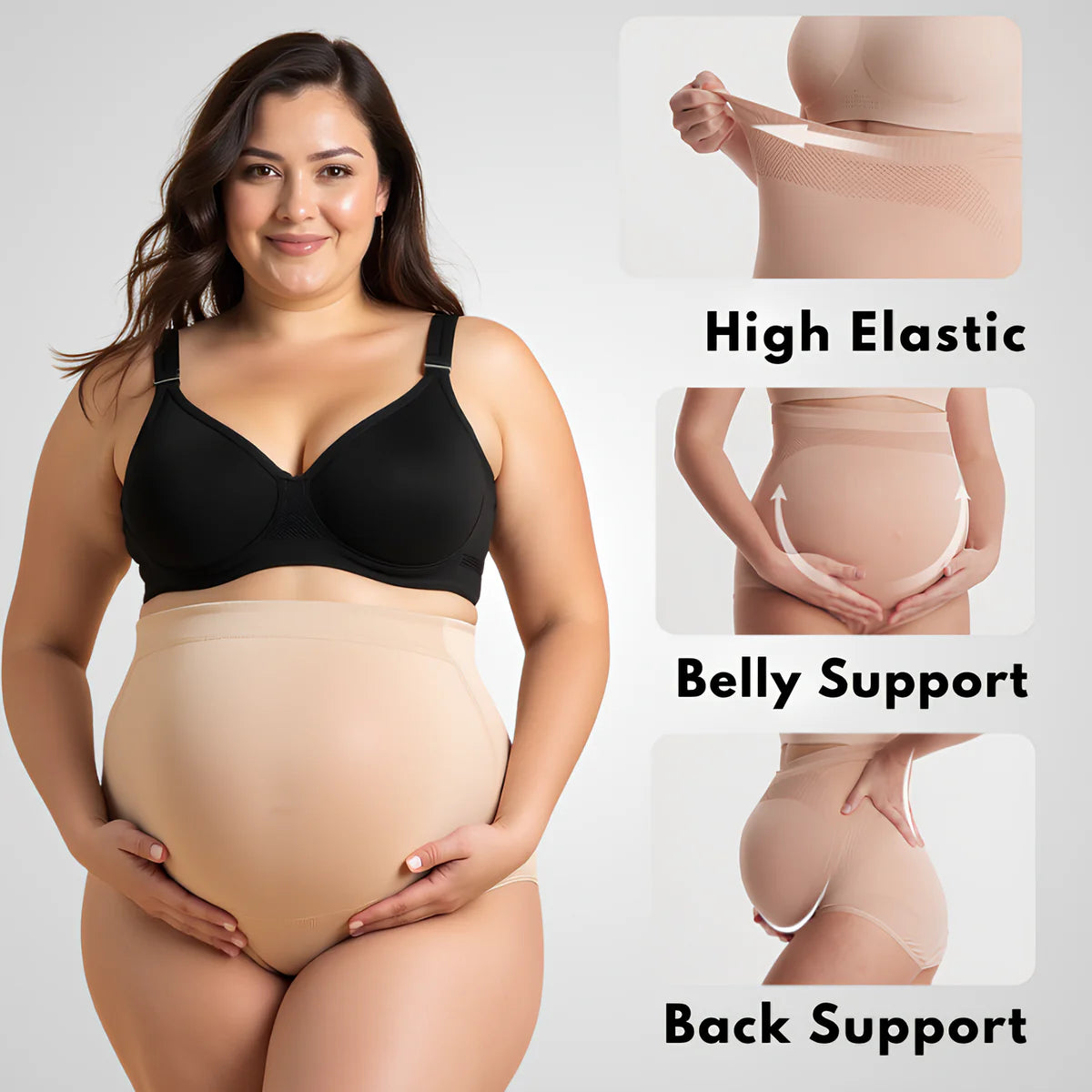 Over-Bump Seamless Maternity Briefs