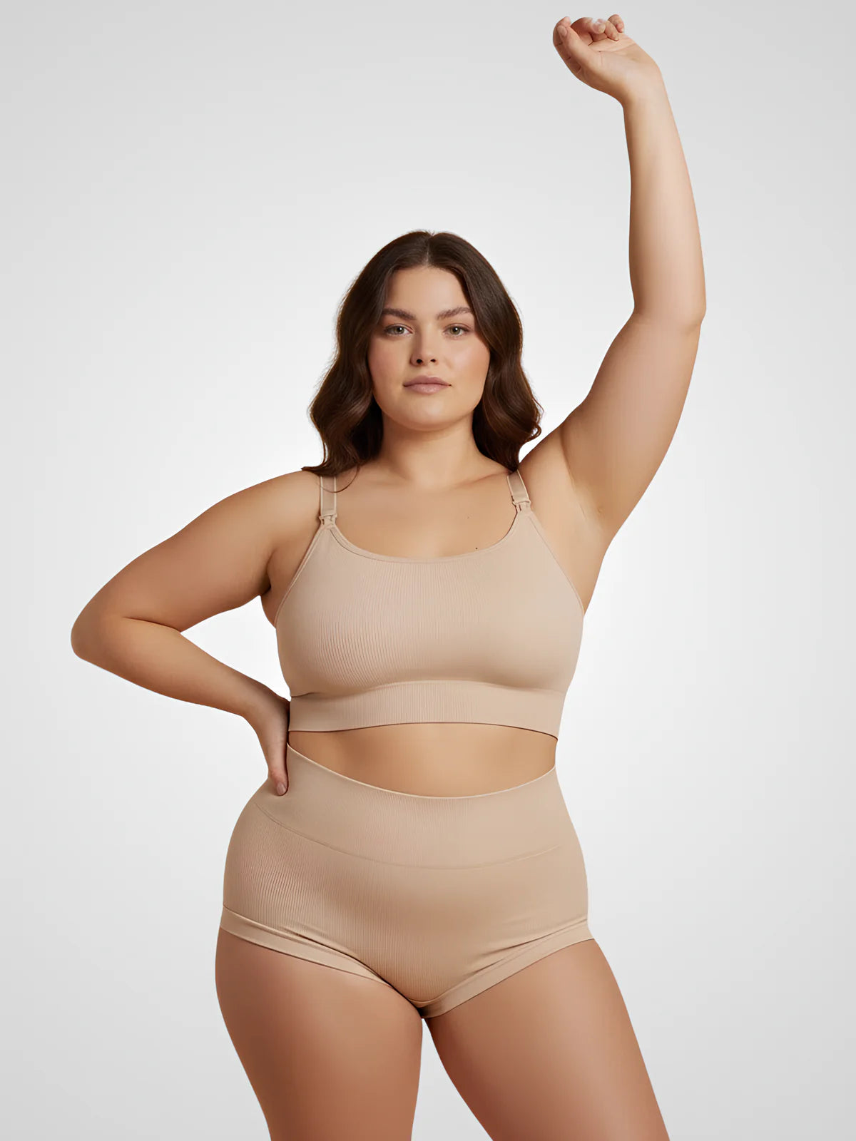 Seamless RibCrop Nursing Bra