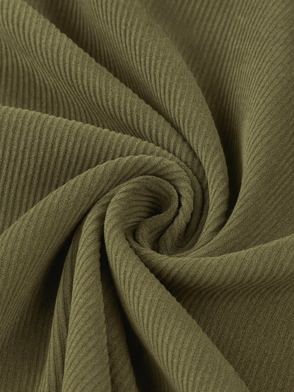 Corduroy Button Maternity Vest