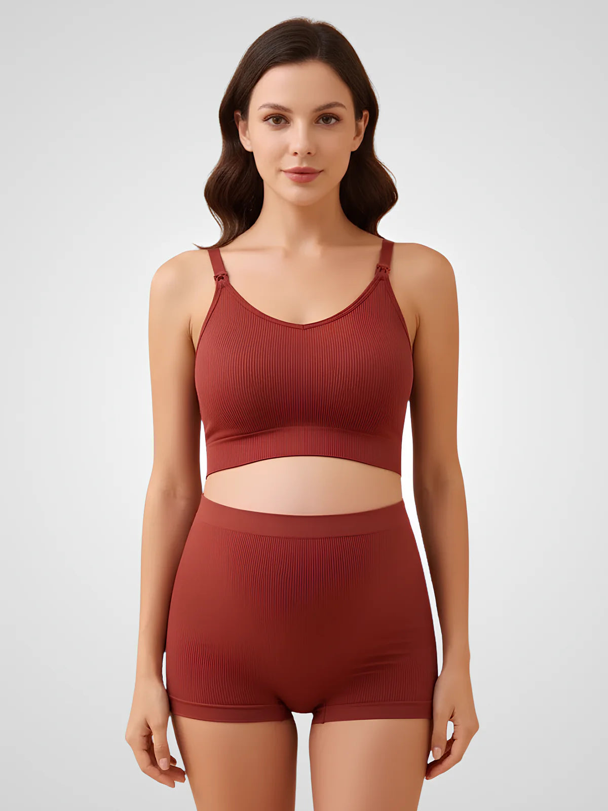 Seamless RibCrop Nursing Bra