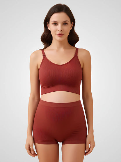 Seamless RibCrop Nursing Bra